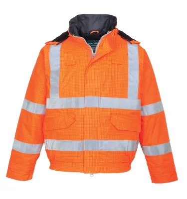 Bizflame Rain Hi-Vis FR Winter Bomber Jacket