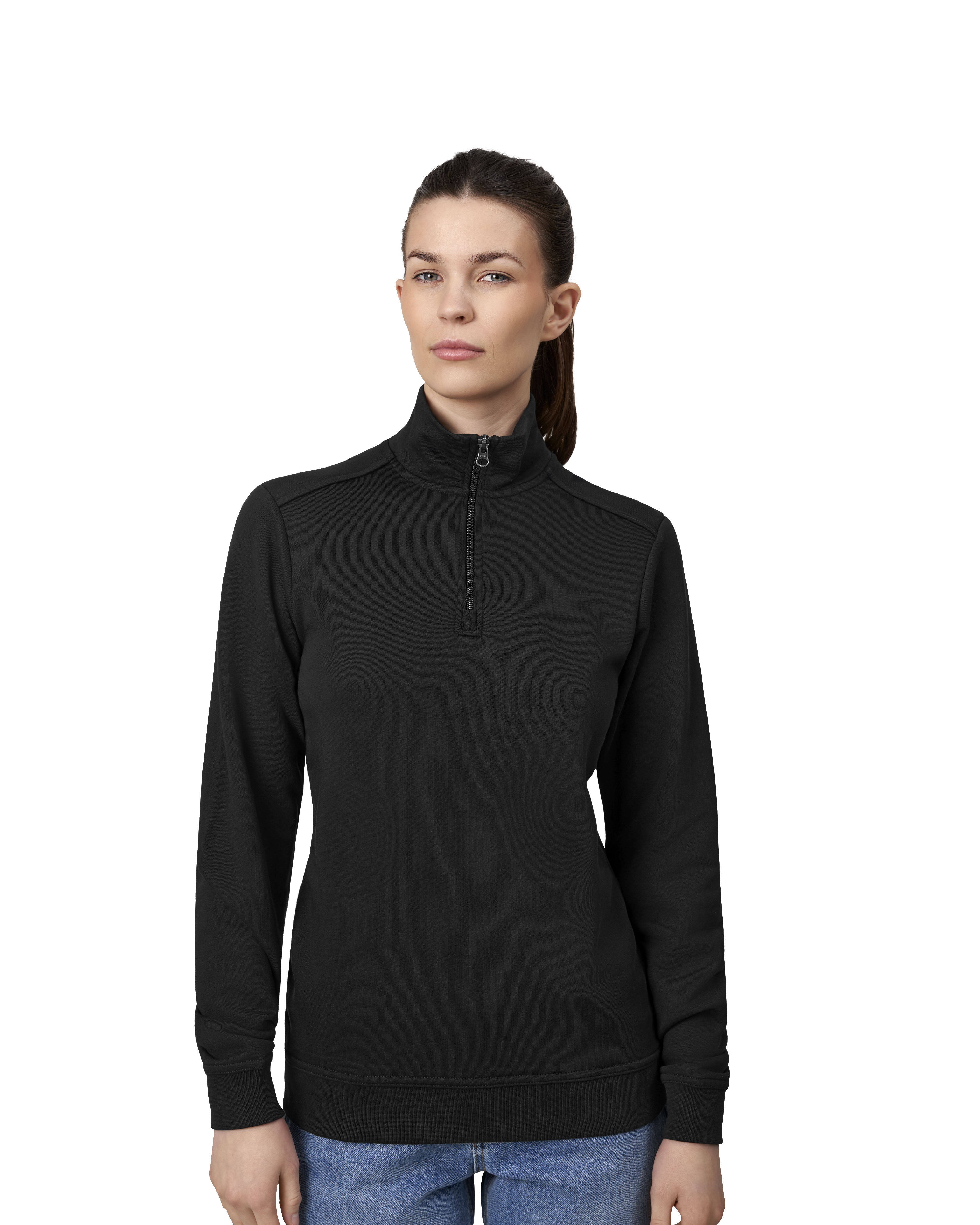 Damska bluza firmowa z zamkiem ¼ – PRO Wear CARE 0385
