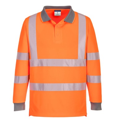 Eco Hi-Vis Polo Shirt L/S (6 Pack)