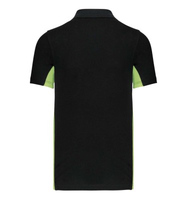FLAG - SHORT-SLEEVED TWO-TONE POLO SHIRT