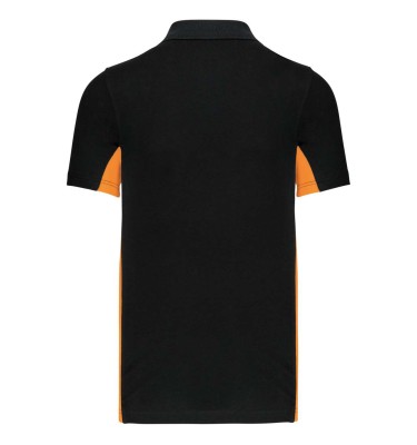 FLAG - SHORT-SLEEVED TWO-TONE POLO SHIRT