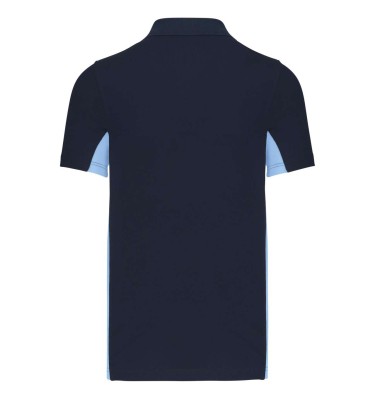 FLAG - SHORT-SLEEVED TWO-TONE POLO SHIRT