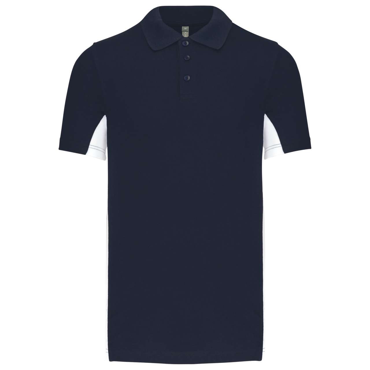 FLAG - SHORT-SLEEVED TWO-TONE POLO SHIRT