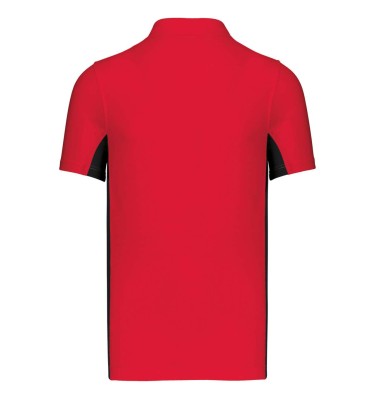 FLAG - SHORT-SLEEVED TWO-TONE POLO SHIRT