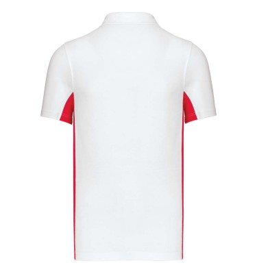 FLAG - SHORT-SLEEVED TWO-TONE POLO SHIRT