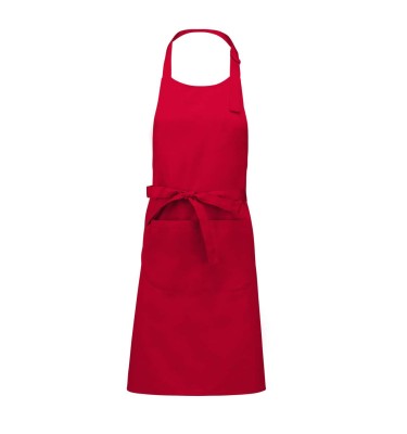 COTTON APRON WITH POCKET