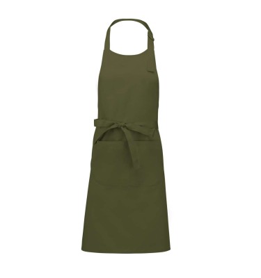 COTTON APRON WITH POCKET