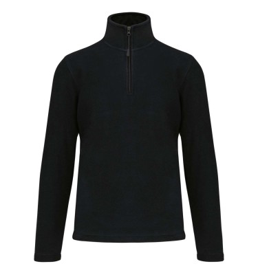 ENZO - ZIP NECK MICROFLEECE JACKET