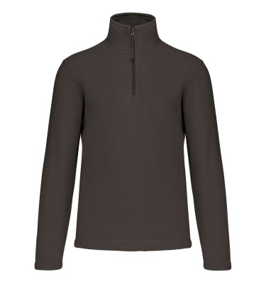 ENZO - ZIP NECK MICROFLEECE JACKET