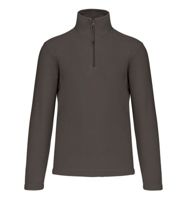 ENZO - ZIP NECK MICROFLEECE JACKET