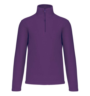 ENZO - ZIP NECK MICROFLEECE JACKET