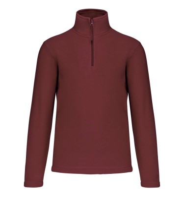 ENZO - ZIP NECK MICROFLEECE JACKET
