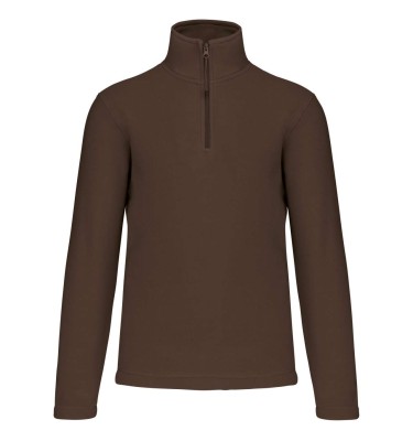 ENZO - ZIP NECK MICROFLEECE JACKET