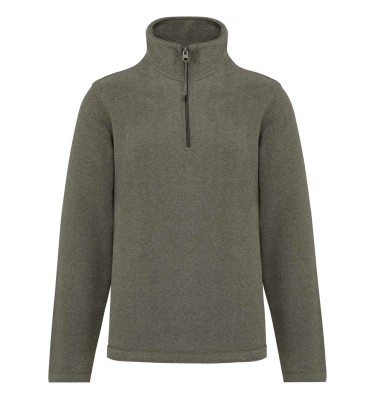 ENZO - ZIP NECK MICROFLEECE JACKET