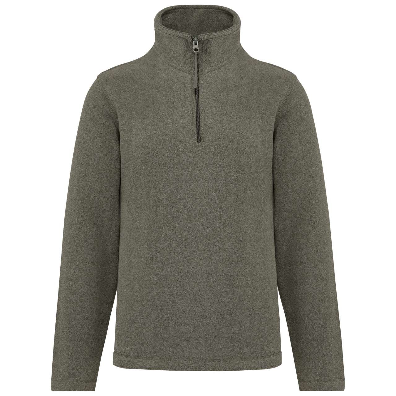 ENZO - ZIP NECK MICROFLEECE JACKET