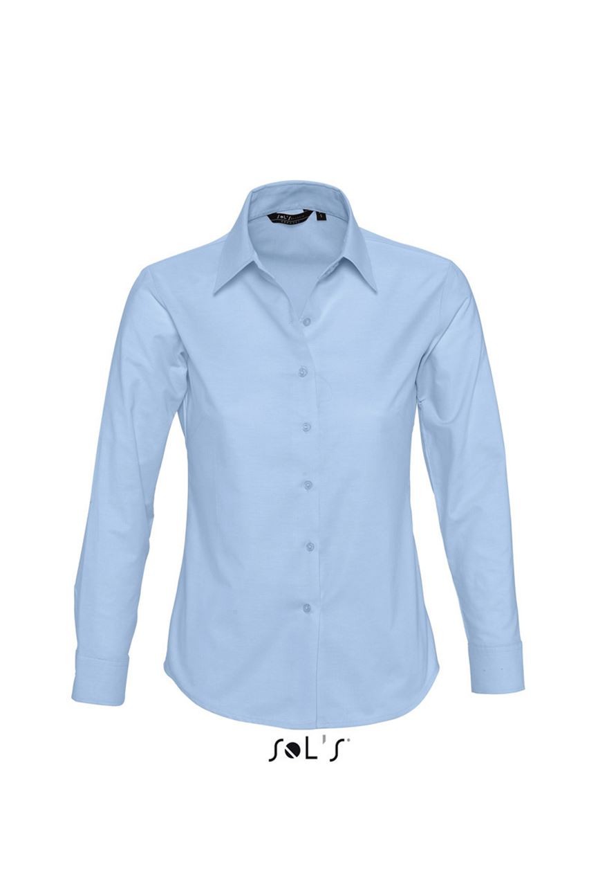 SOL'S EMBASSY - LONG SLEEVE OXFORD WOMEN'S SHIRT