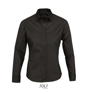 SOL'S EDEN - LONG SLEEVE STRETCH WOMEN'S SHIRT