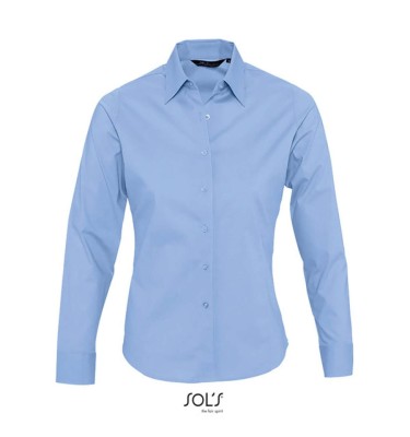 SOL'S EDEN - LONG SLEEVE STRETCH WOMEN'S SHIRT