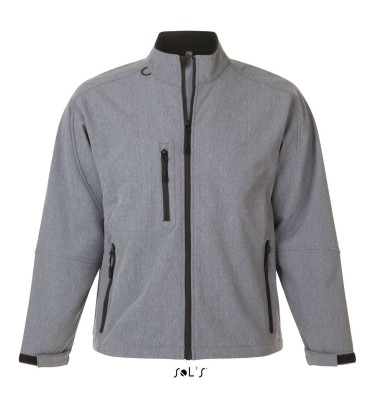 SOL'S RELAX - MEN'S SOFTSHELL ZIPPED JACKET