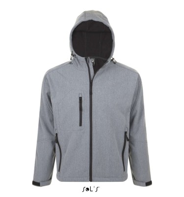 SOL'S REPLAY MEN - HOODED SOFTSHELL