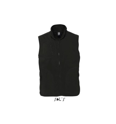SOL'S NORWAY - UNISEX SLEEVELESS FLEECE CARDIGAN