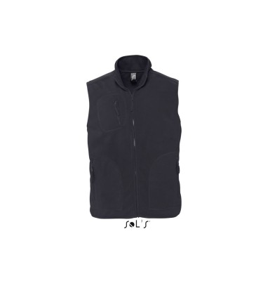 SOL'S NORWAY - UNISEX SLEEVELESS FLEECE CARDIGAN