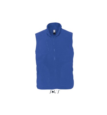 SOL'S NORWAY - UNISEX SLEEVELESS FLEECE CARDIGAN