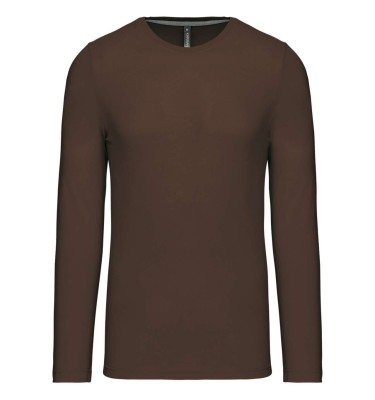 MEN'S LONG-SLEEVED CREW NECK T-SHIRT