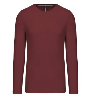 MEN'S LONG-SLEEVED CREW NECK T-SHIRT