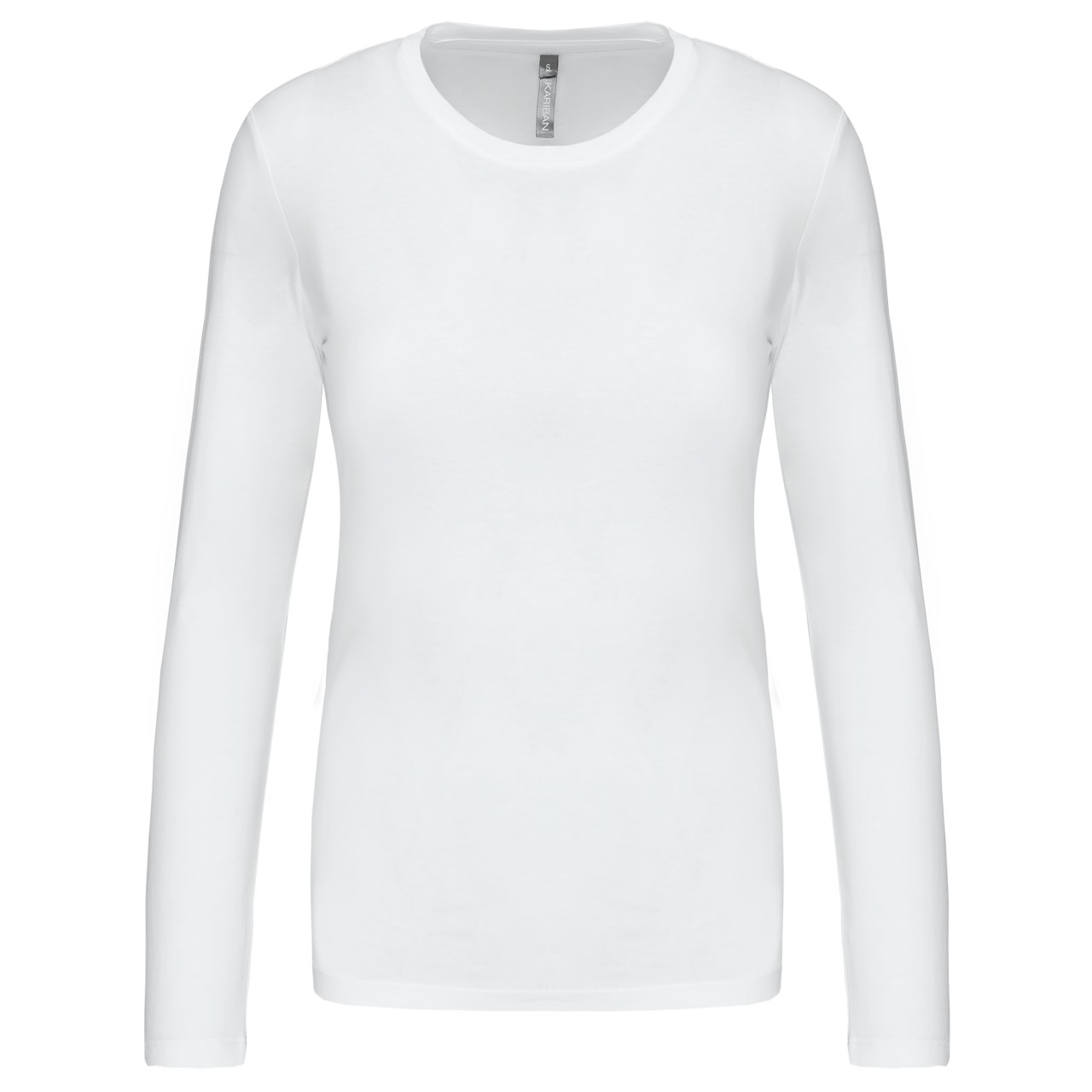 LADIES' LONG-SLEEVED CREW NECK T-SHIRT