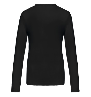LADIES' LONG-SLEEVED CREW NECK T-SHIRT