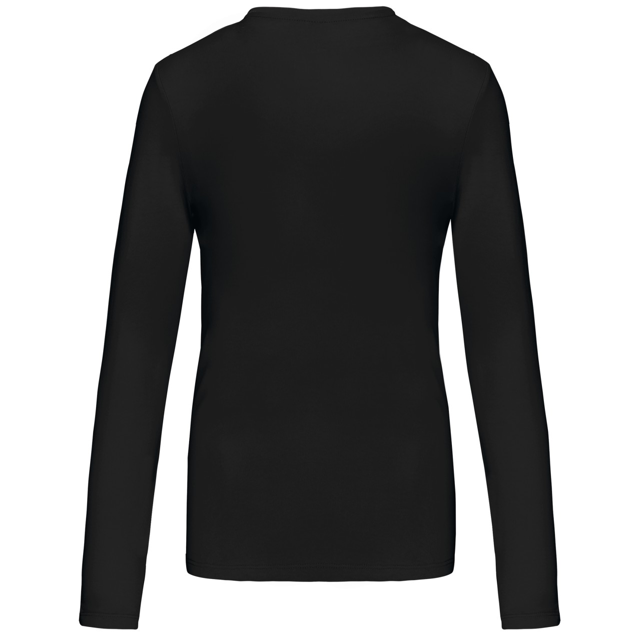 LADIES' LONG-SLEEVED CREW NECK T-SHIRT
