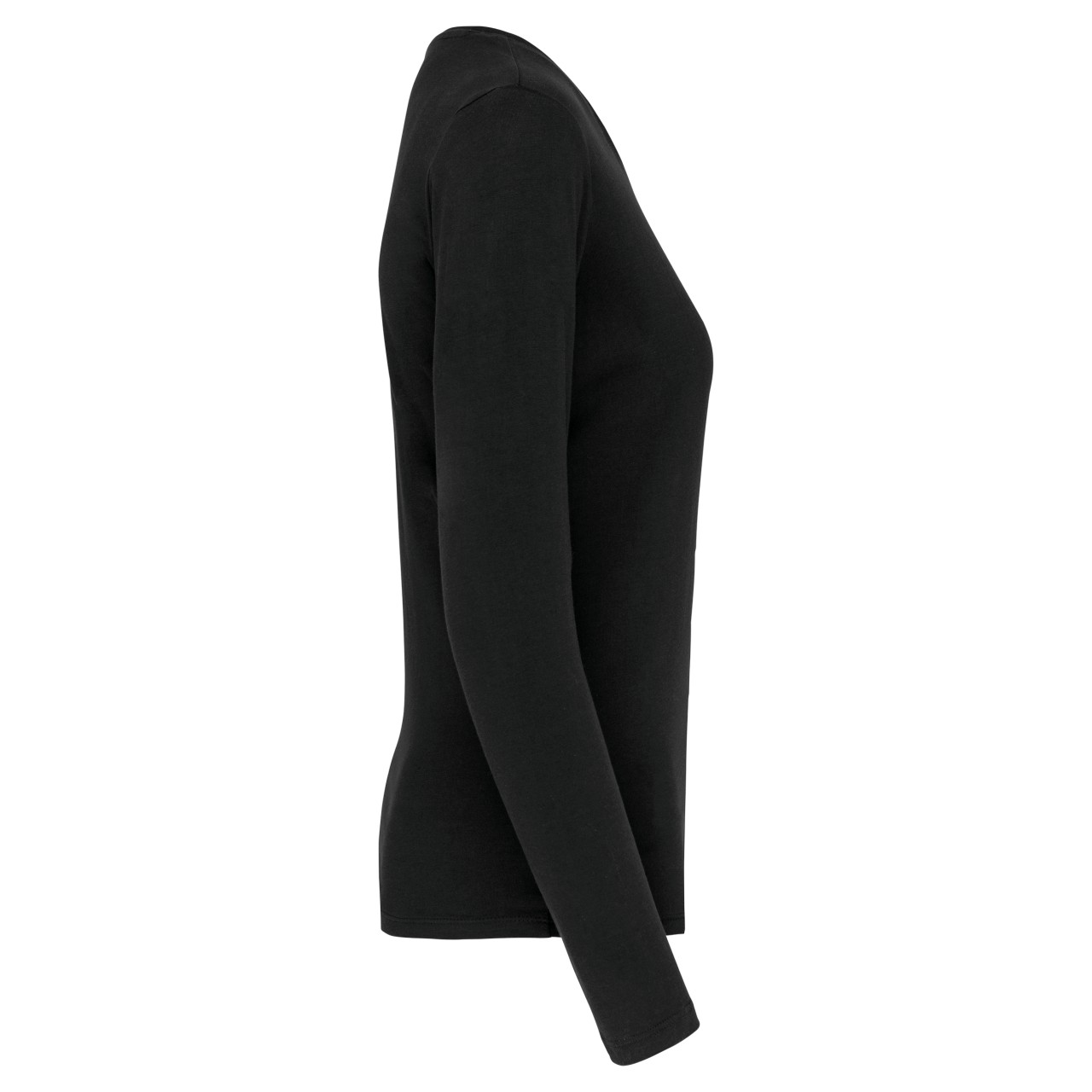 LADIES' LONG-SLEEVED CREW NECK T-SHIRT