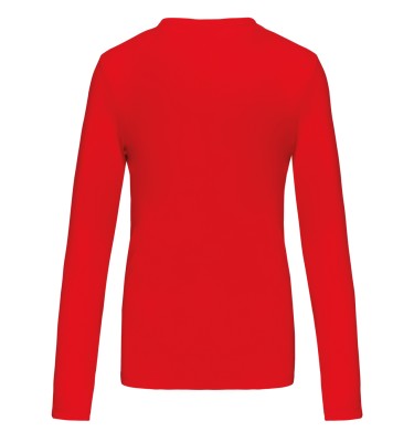 LADIES' LONG-SLEEVED CREW NECK T-SHIRT