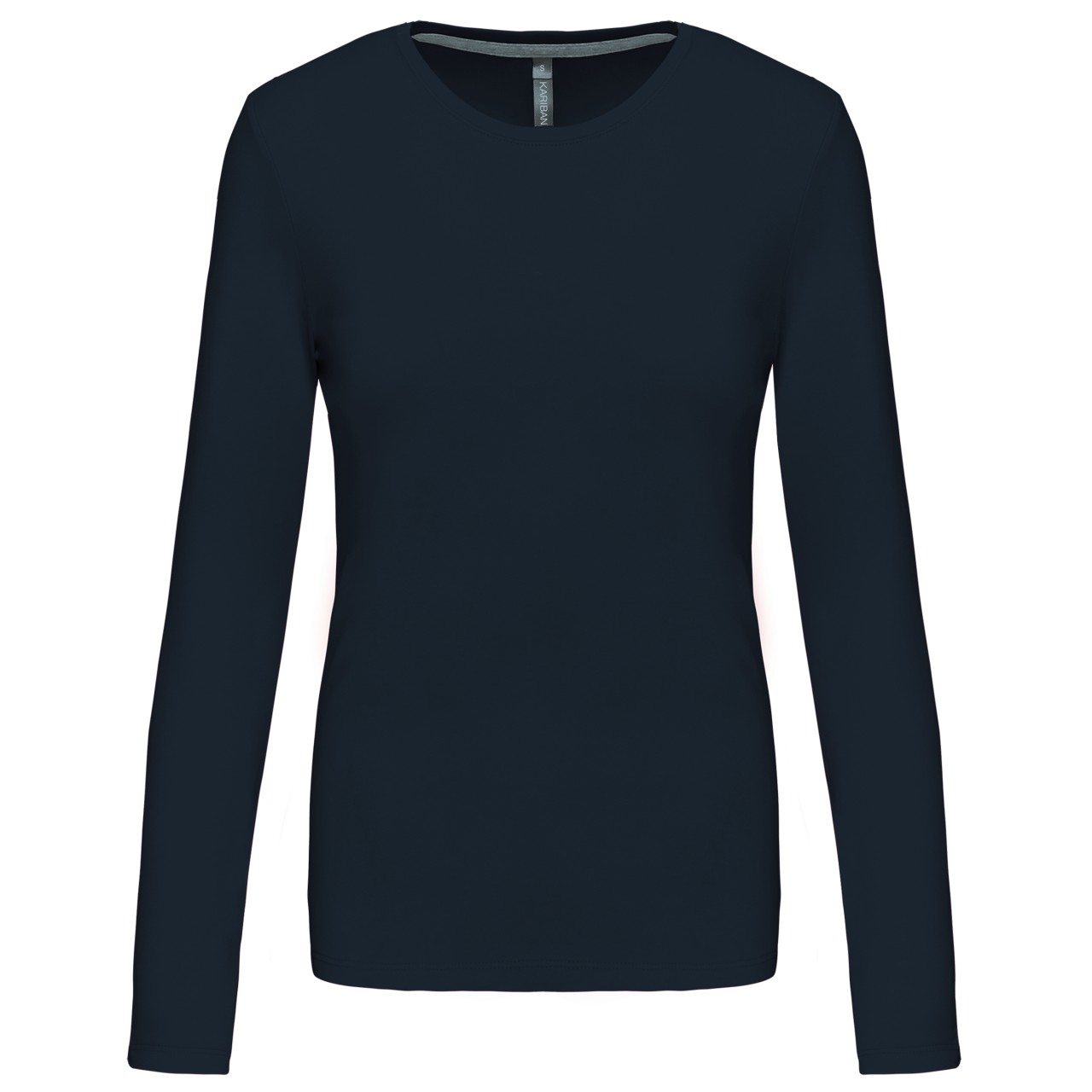 LADIES' LONG-SLEEVED CREW NECK T-SHIRT