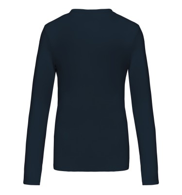 LADIES' LONG-SLEEVED CREW NECK T-SHIRT