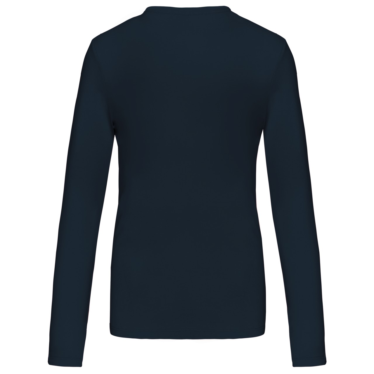 LADIES' LONG-SLEEVED CREW NECK T-SHIRT