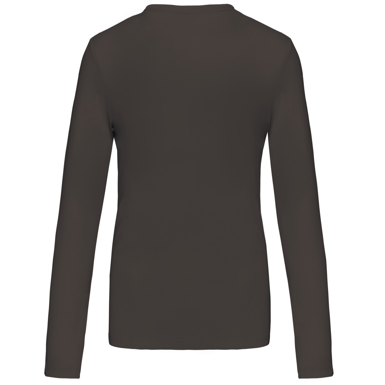 LADIES' LONG-SLEEVED CREW NECK T-SHIRT