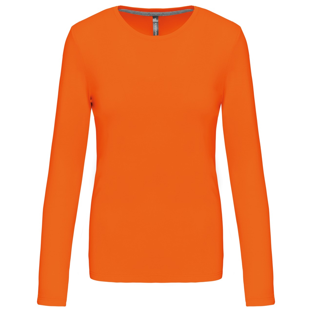 LADIES' LONG-SLEEVED CREW NECK T-SHIRT