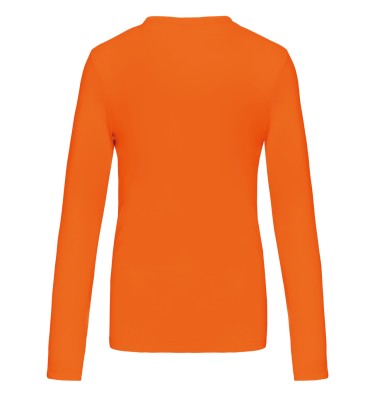 LADIES' LONG-SLEEVED CREW NECK T-SHIRT