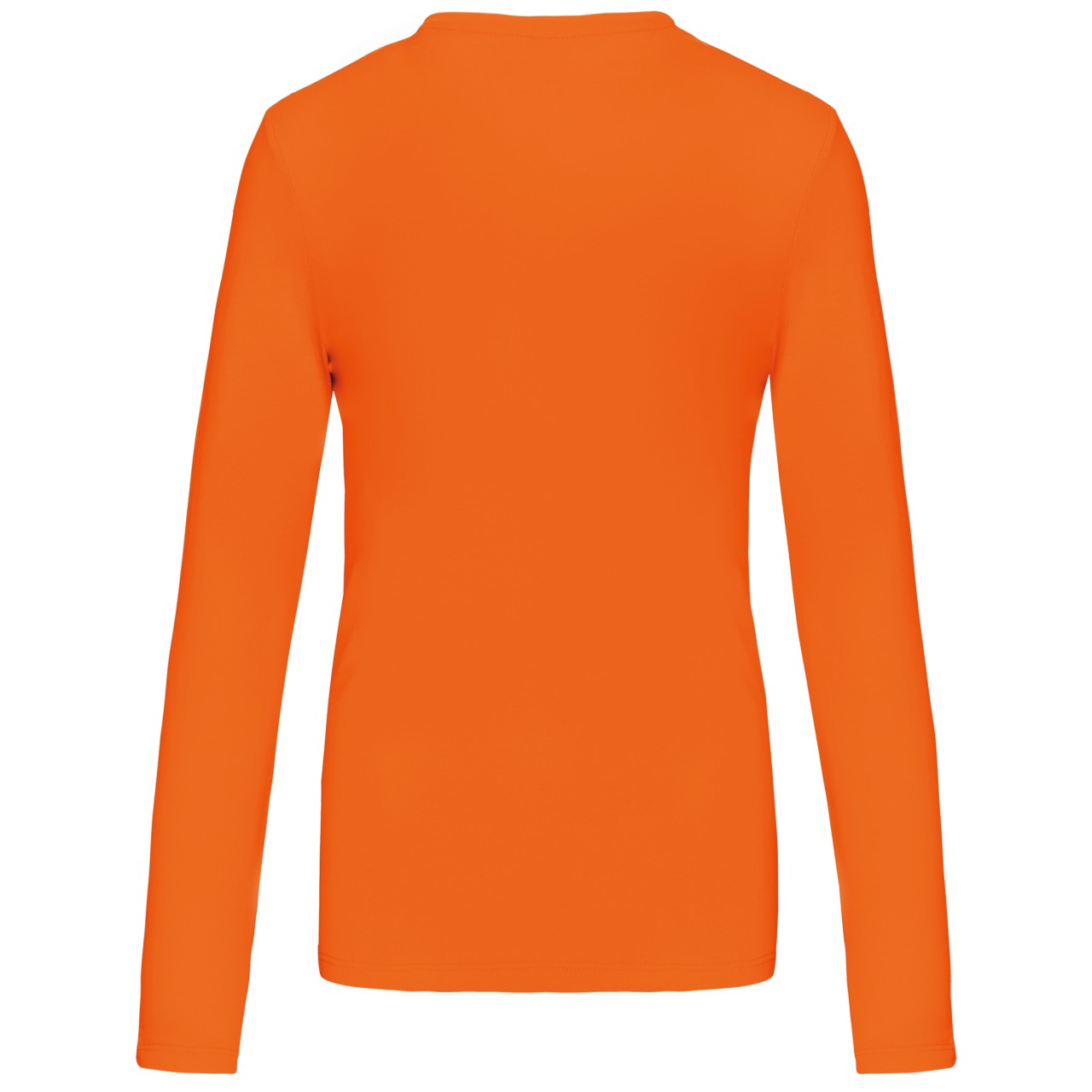 LADIES' LONG-SLEEVED CREW NECK T-SHIRT