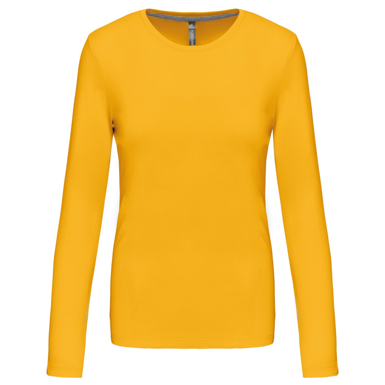 LADIES' LONG-SLEEVED CREW NECK T-SHIRT