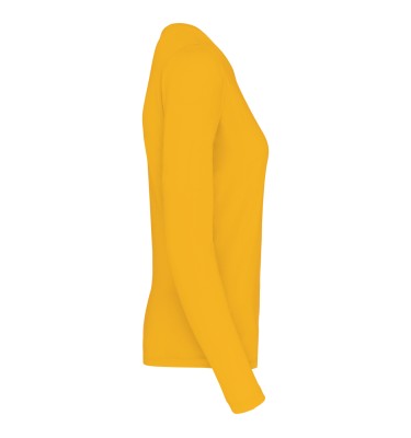 LADIES' LONG-SLEEVED CREW NECK T-SHIRT