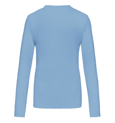 LADIES' LONG-SLEEVED CREW NECK T-SHIRT