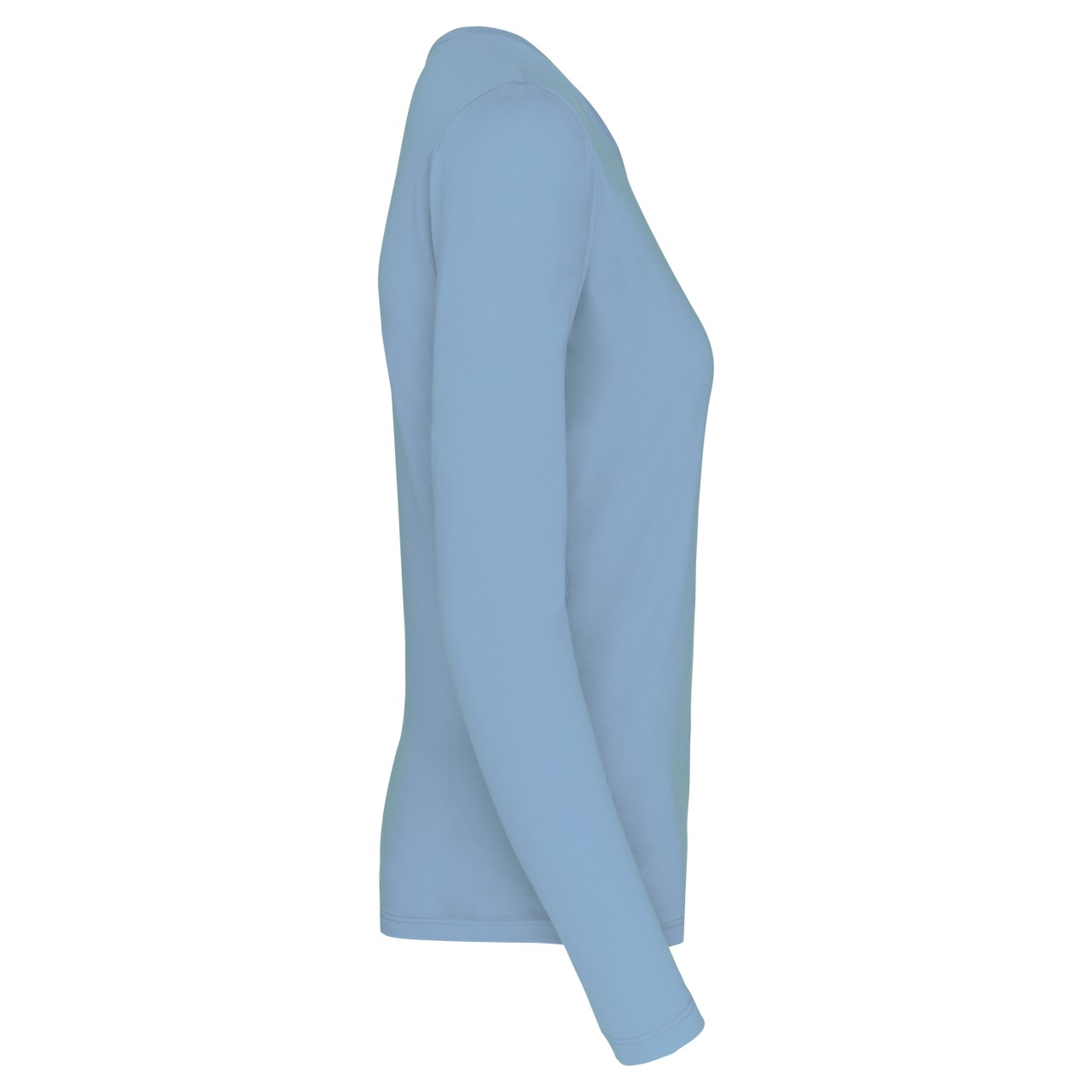 LADIES' LONG-SLEEVED CREW NECK T-SHIRT