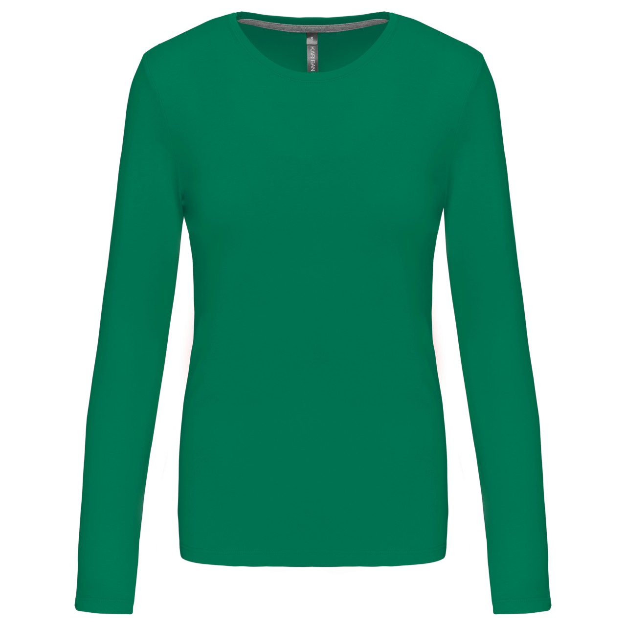 LADIES' LONG-SLEEVED CREW NECK T-SHIRT