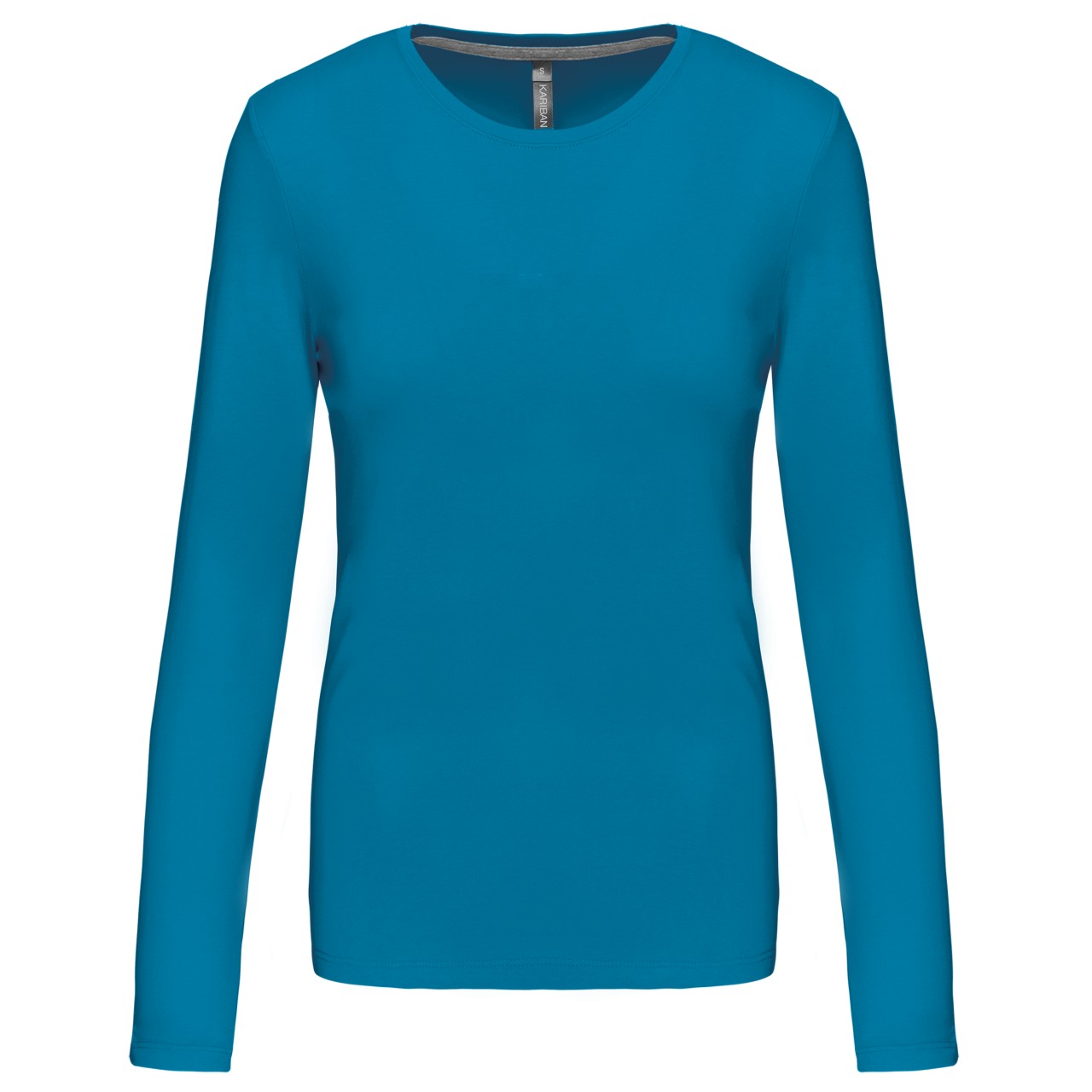LADIES' LONG-SLEEVED CREW NECK T-SHIRT