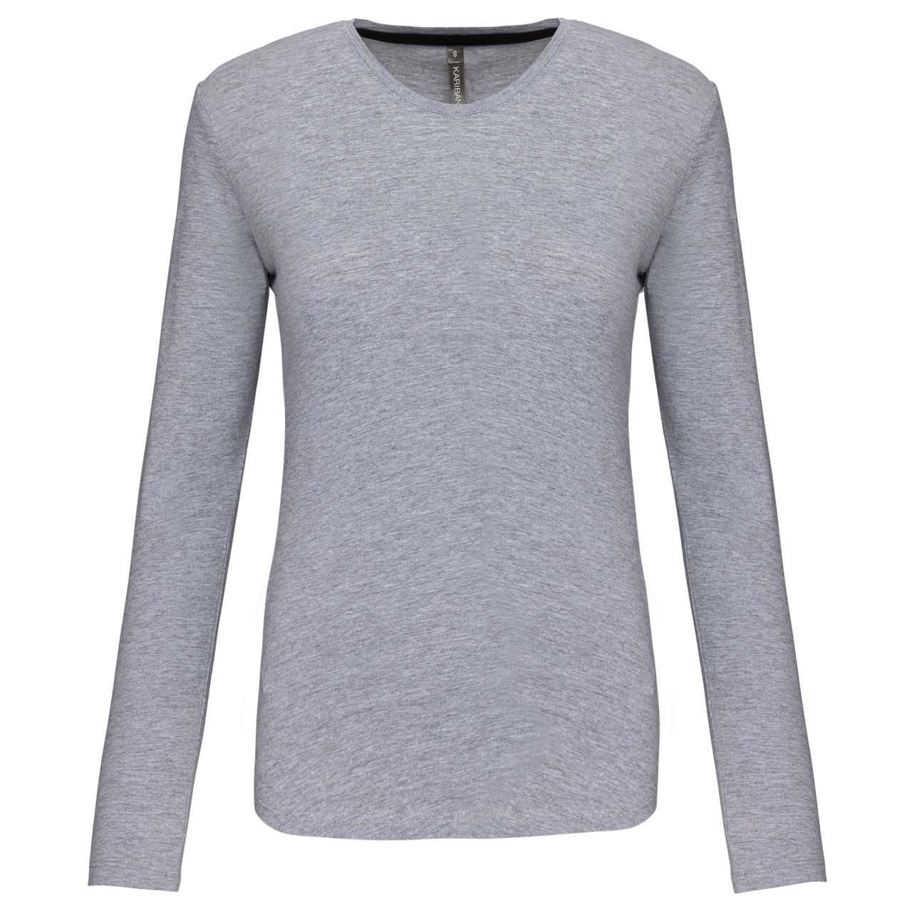LADIES' LONG-SLEEVED CREW NECK T-SHIRT
