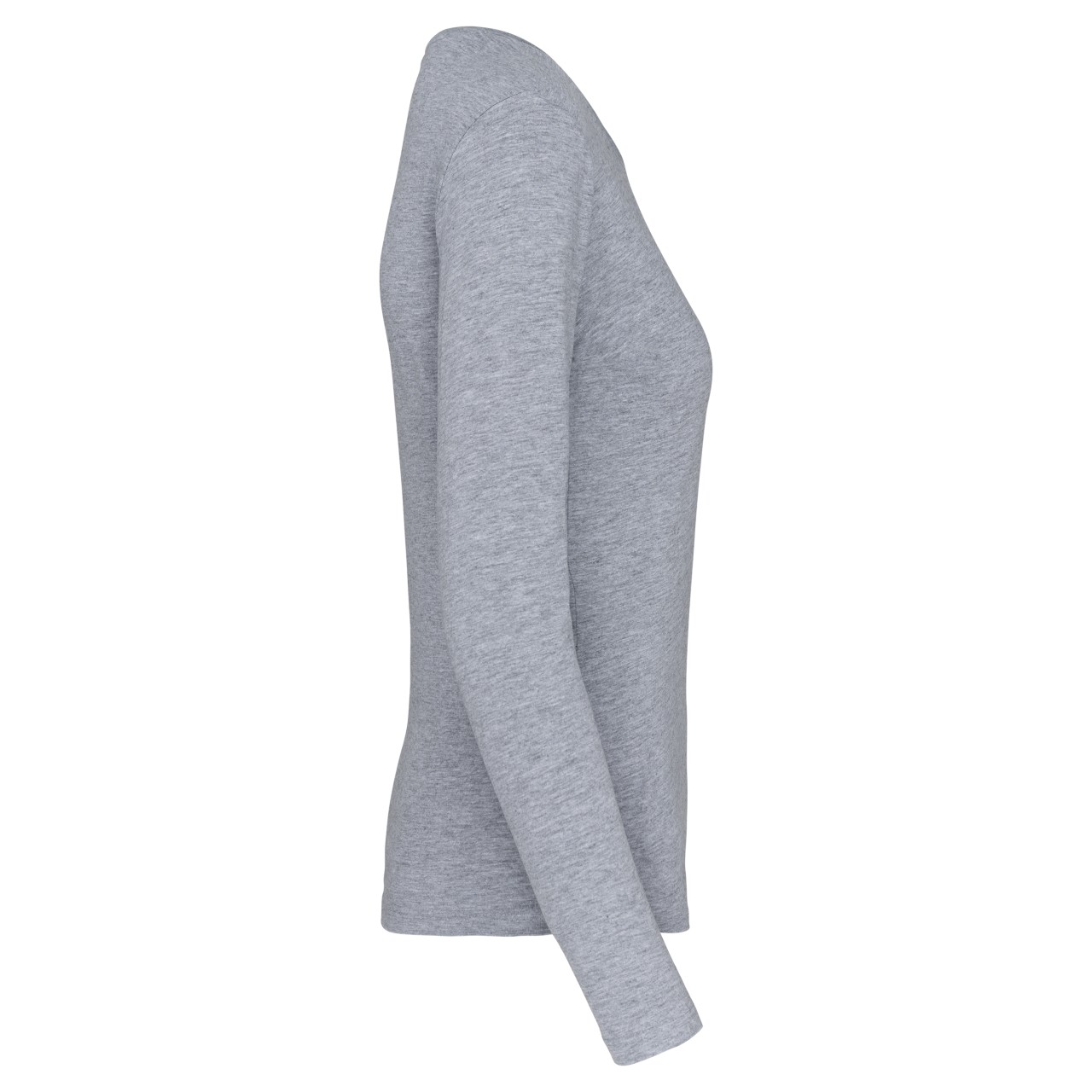 LADIES' LONG-SLEEVED CREW NECK T-SHIRT