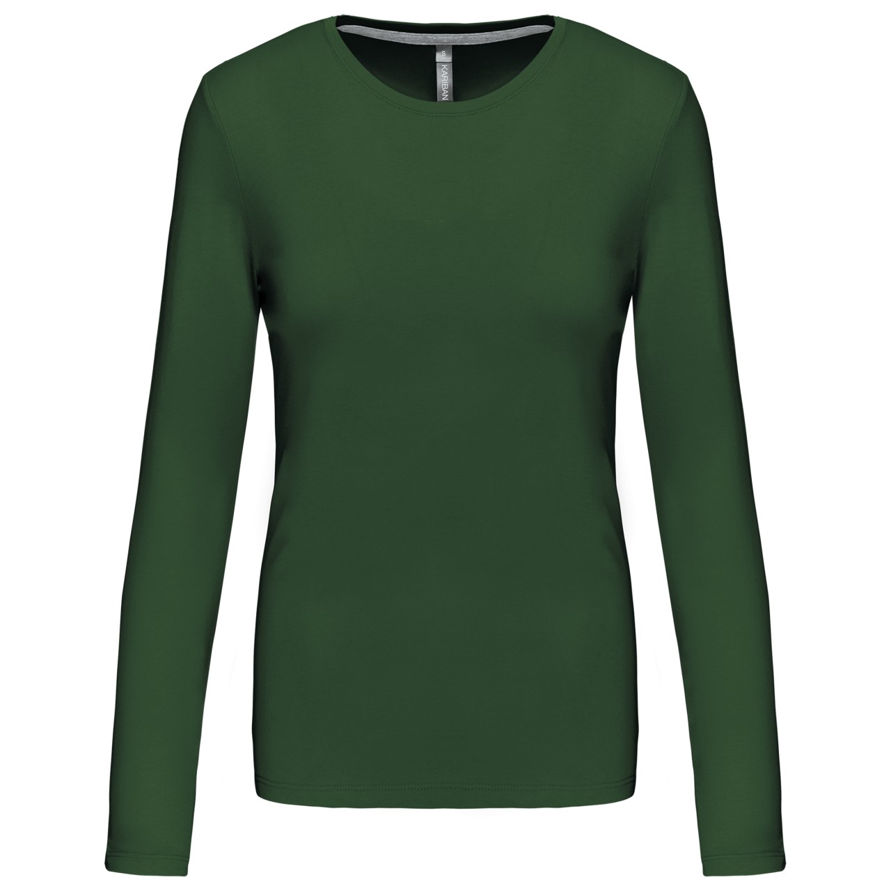 LADIES' LONG-SLEEVED CREW NECK T-SHIRT